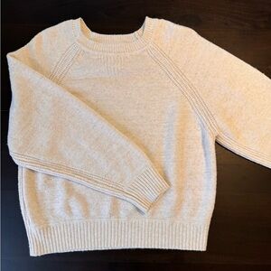 Universal Thread Cream Knit Crewneck Pullover Sweater (Women’s M)